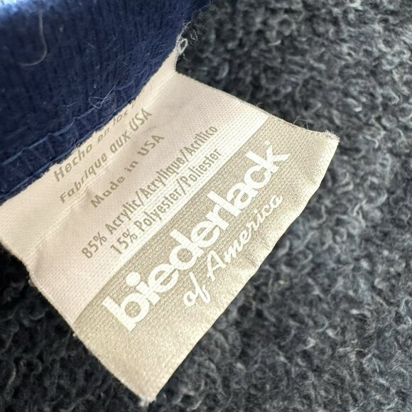 Vintage Biederlack Blanket Lighthouse Acrylic 73"x51" Made in USA - Picture 3 of 3